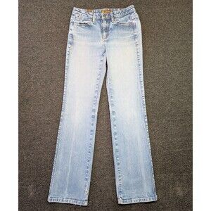Aura By Wrangler Womens Jeans Slimming Bootcut Size 4 R Tall - 28x34